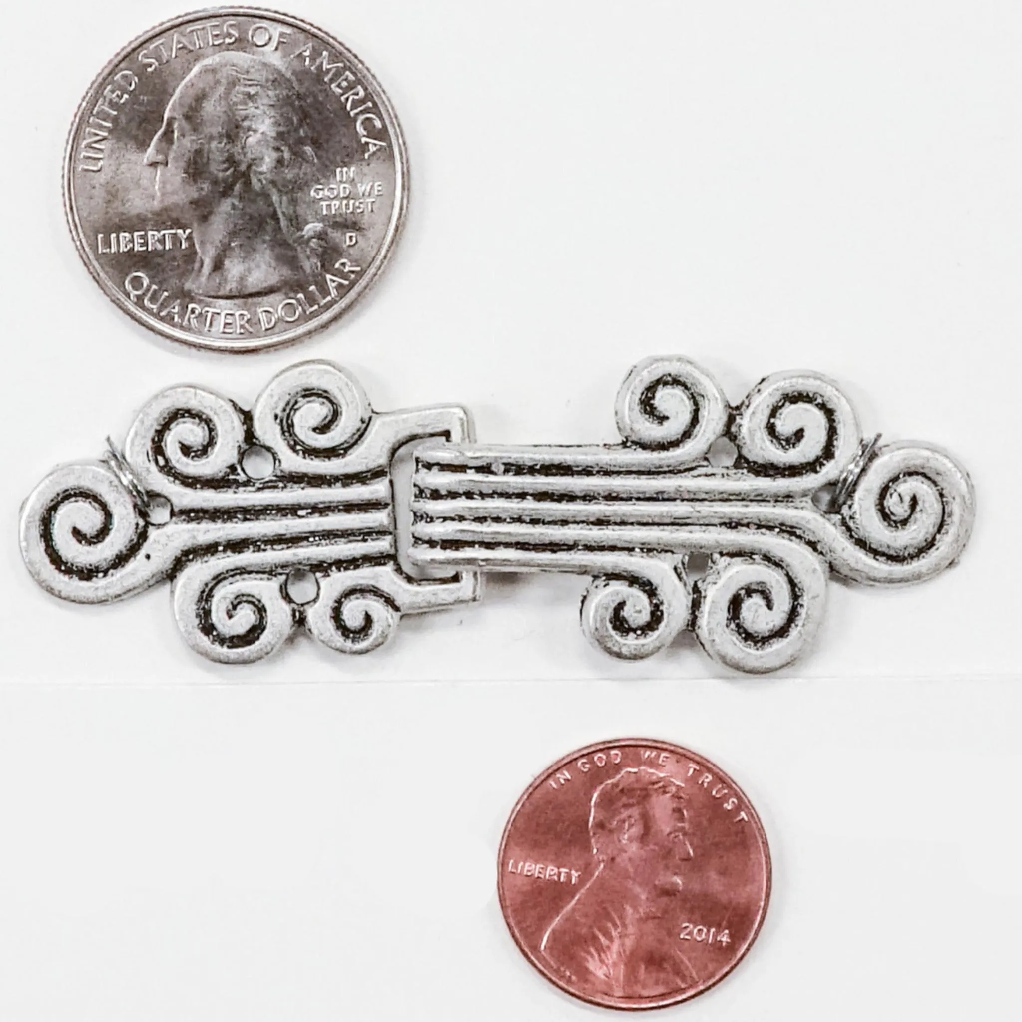 Antique Silver Metal Clasp