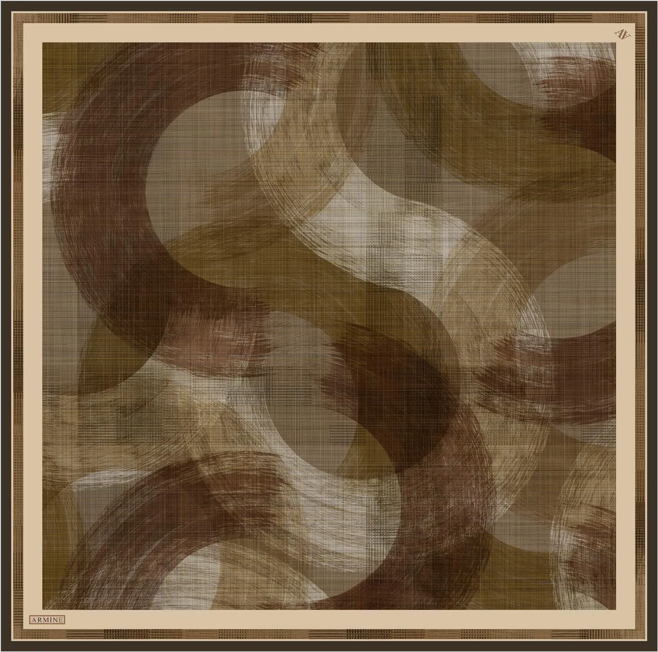 Armine Leighton Pattern Silk Scarf No. 9