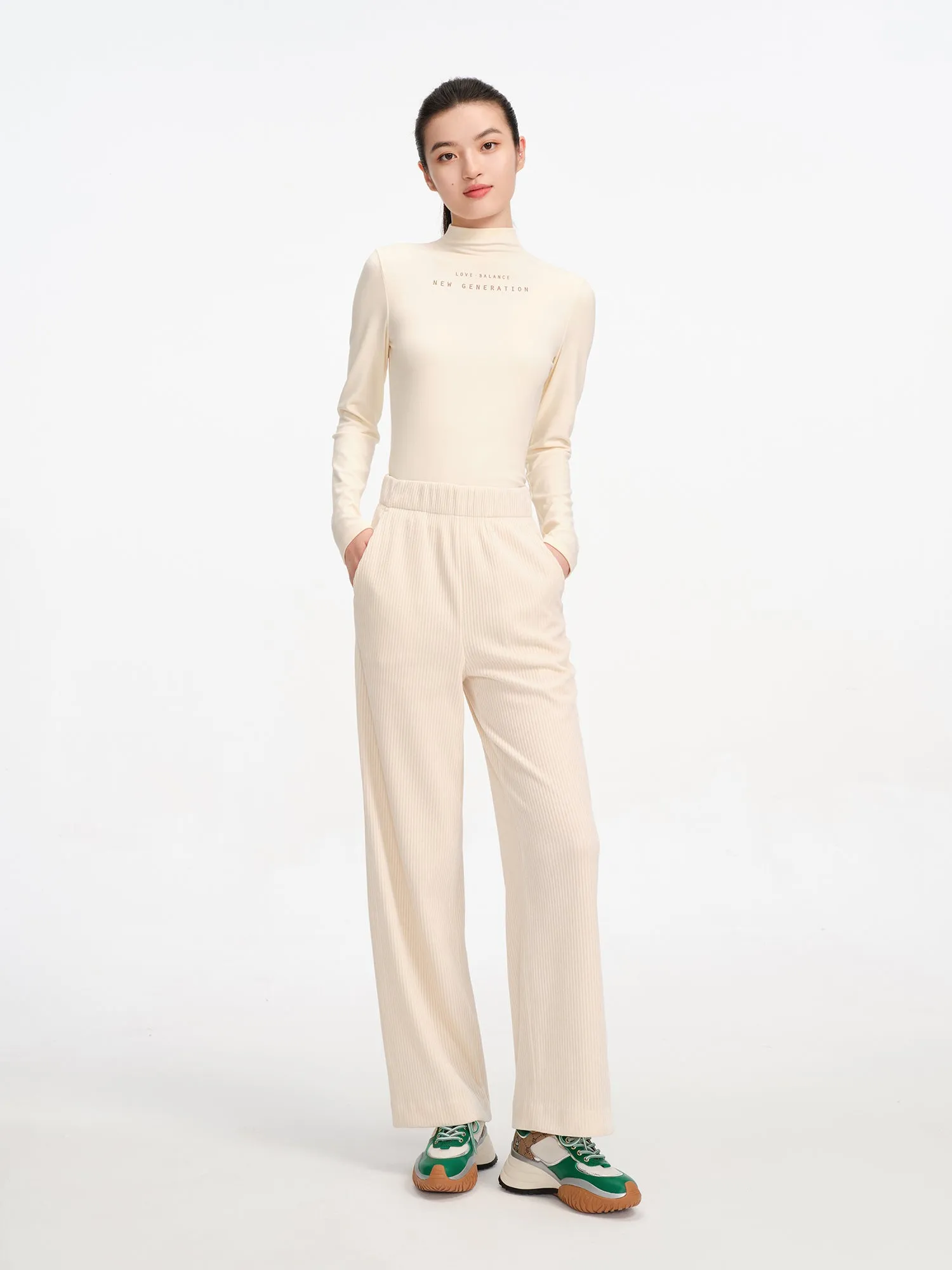 EP YAYING Slim-cut Casual Track Trousers