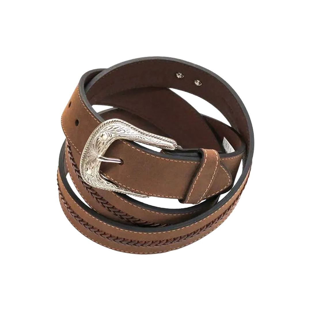 Gem Dandy Men's Concho Western Leather Belt