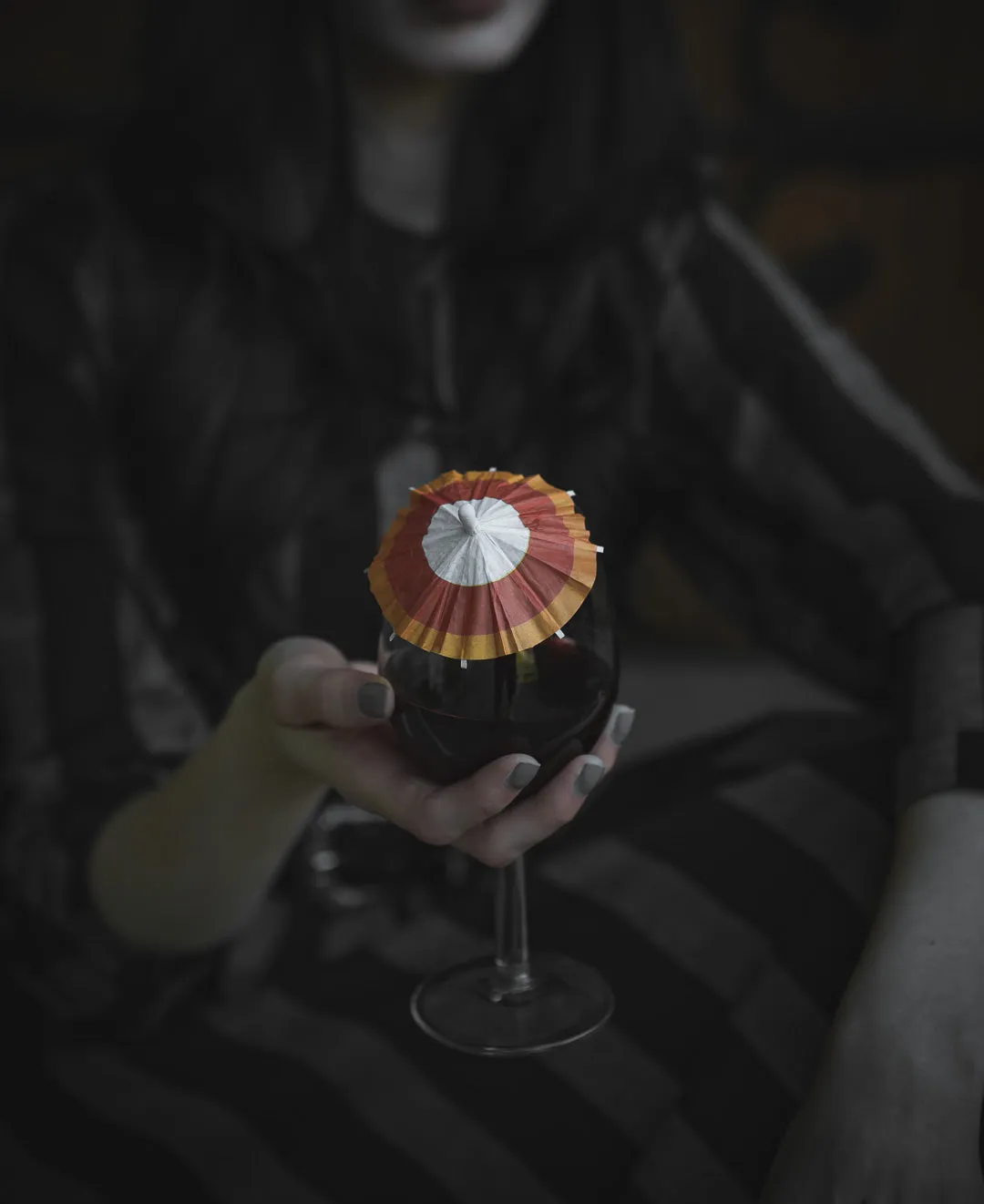 Haunted Spirits 'Candy Corn' | Spooky Cocktail Umbrellas [15 Pack]