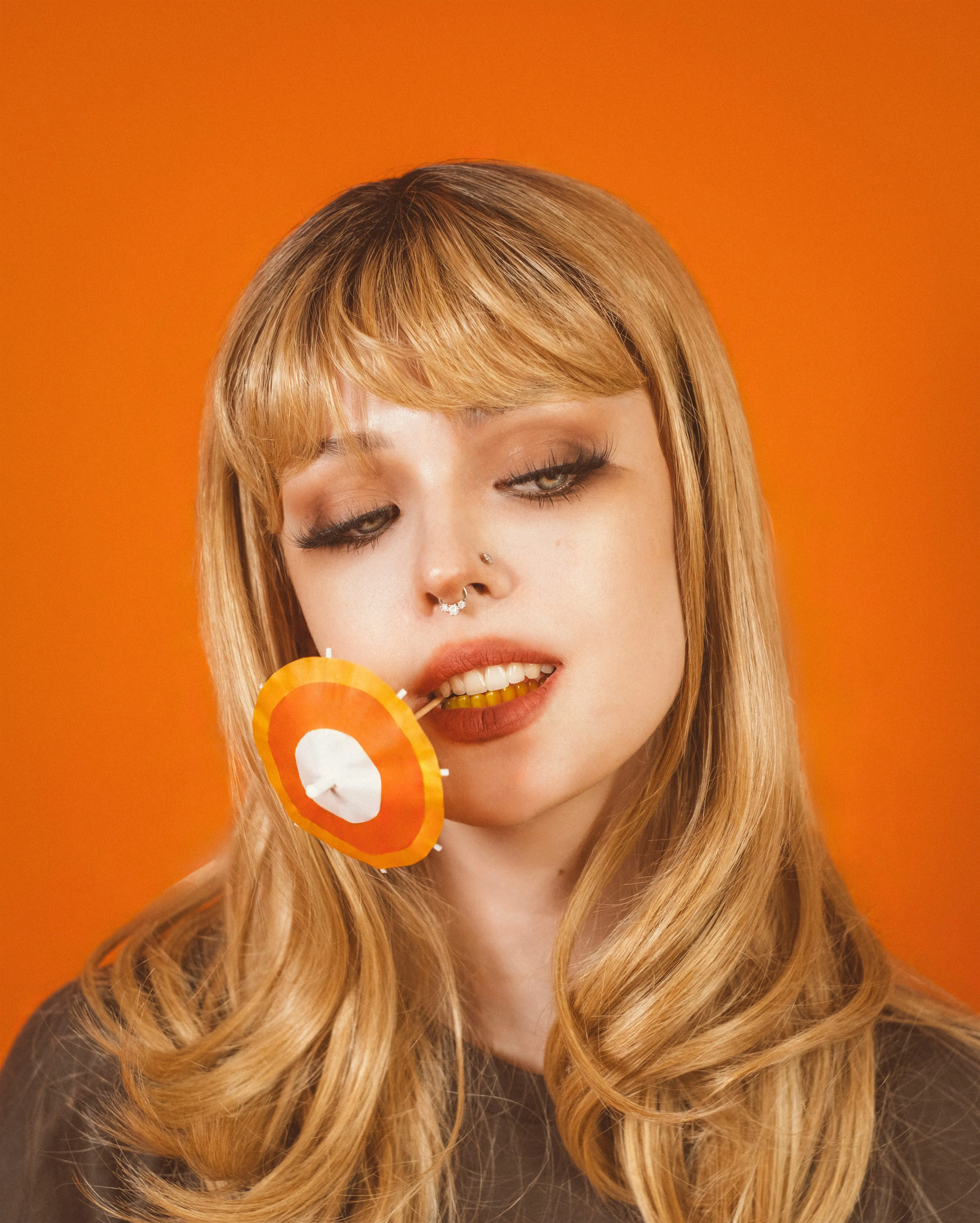 Haunted Spirits 'Candy Corn' | Spooky Cocktail Umbrellas [15 Pack]