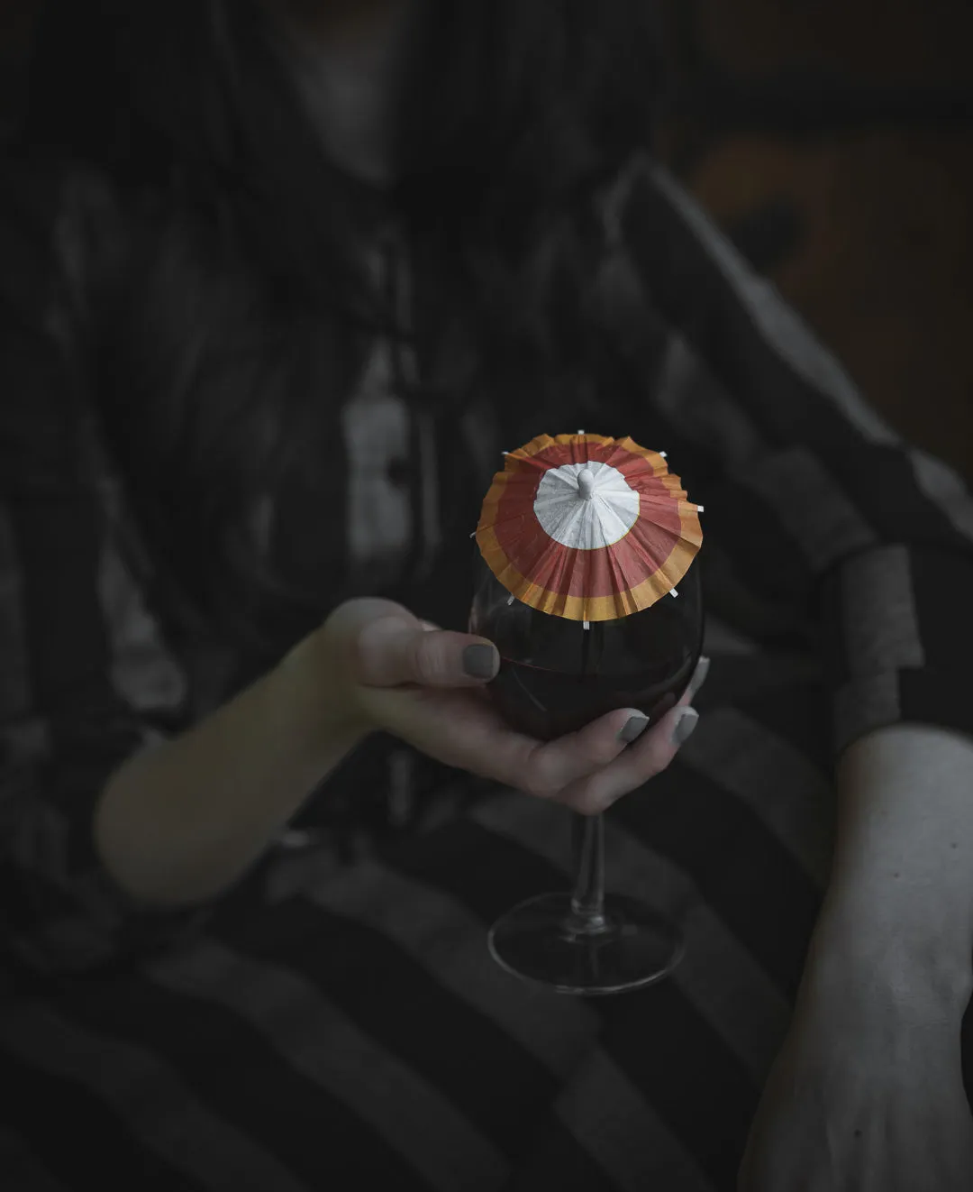 Haunted Spirits 'Candy Corn' | Spooky Cocktail Umbrellas [15 Pack]