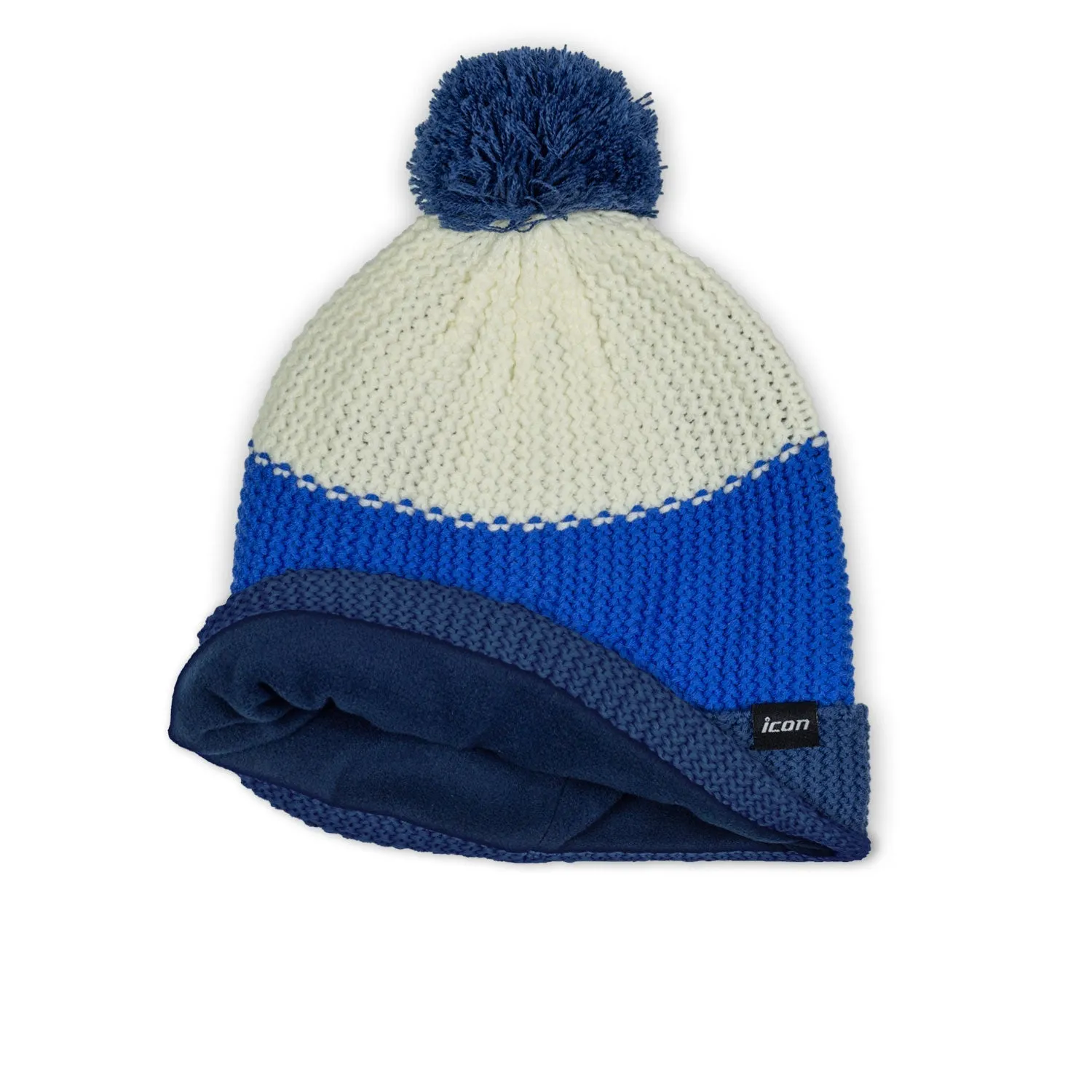 Kids' Merino Wool, Fleece-Lined Bobble Hat