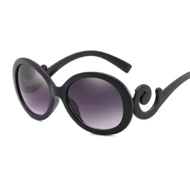Ladies Vintage Oval Designer Sunglasses  UV400