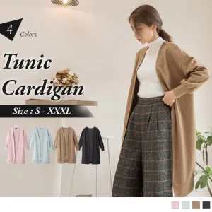 LONG SLEEVE TUNIC CARDIGAN