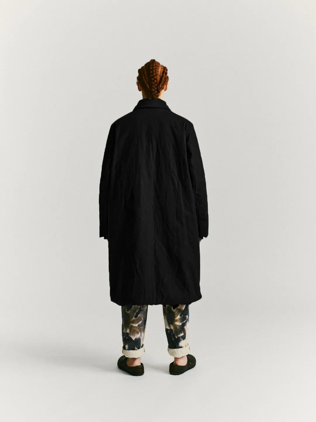 LUMI COAT - H WAX - BLACK