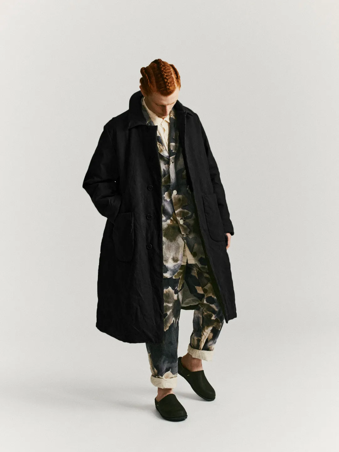 LUMI COAT - H WAX - BLACK