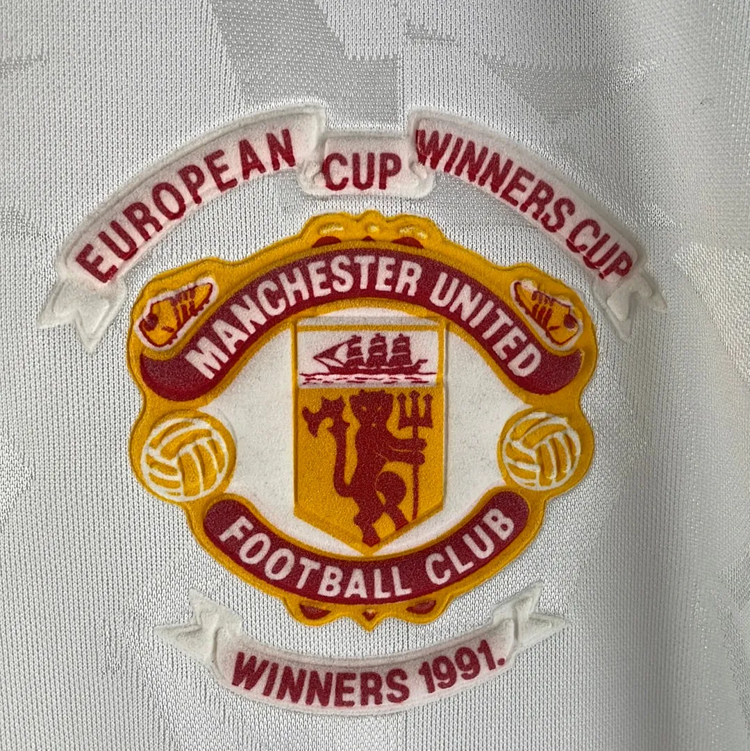 Manchester United 1991 Away Shirt - ECWC - 44-46 XL - Excellent Condition
