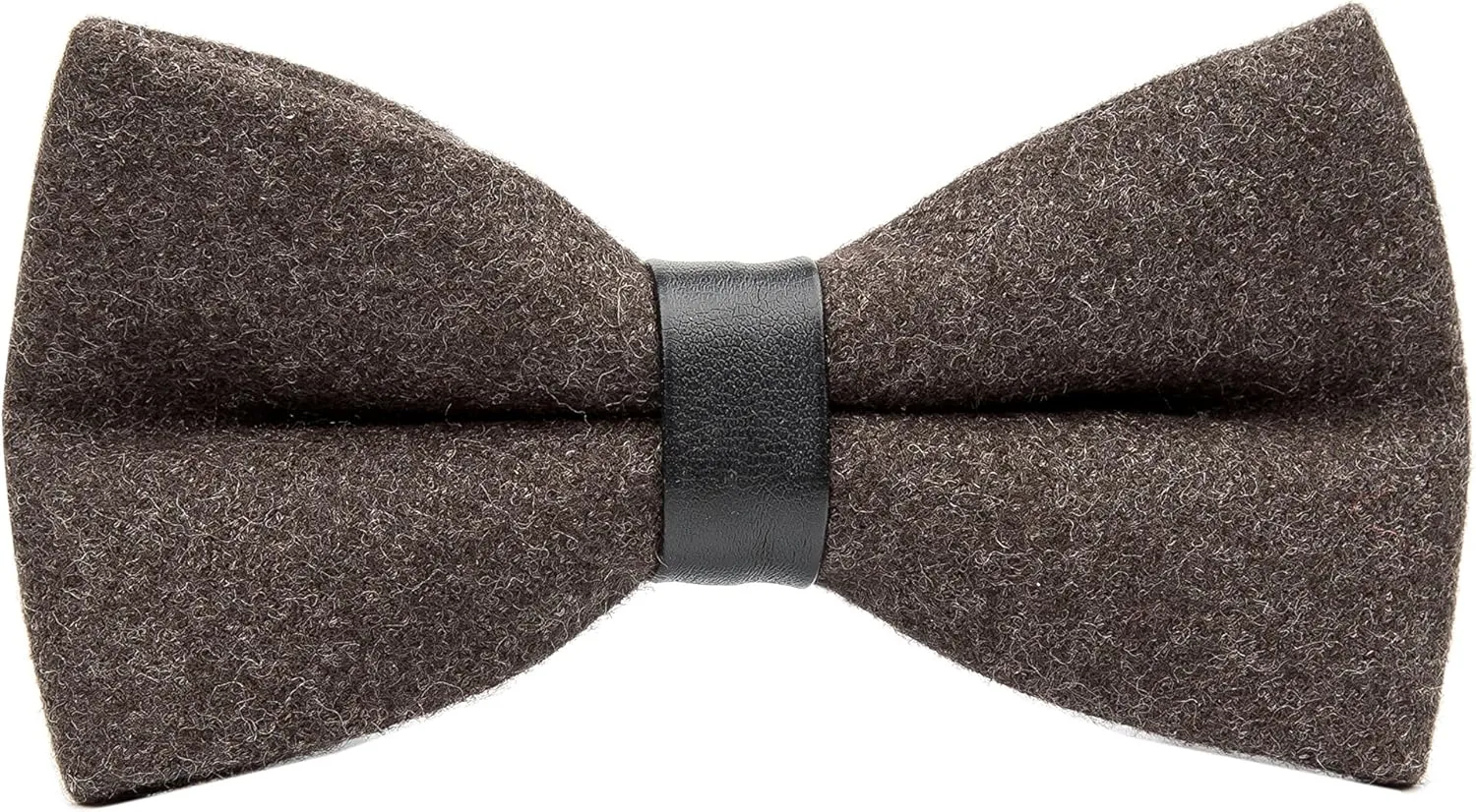 Men's Retro Solid Color Wool Evening Gown Bow Tie Pre-tie Party Cashmere Bowties