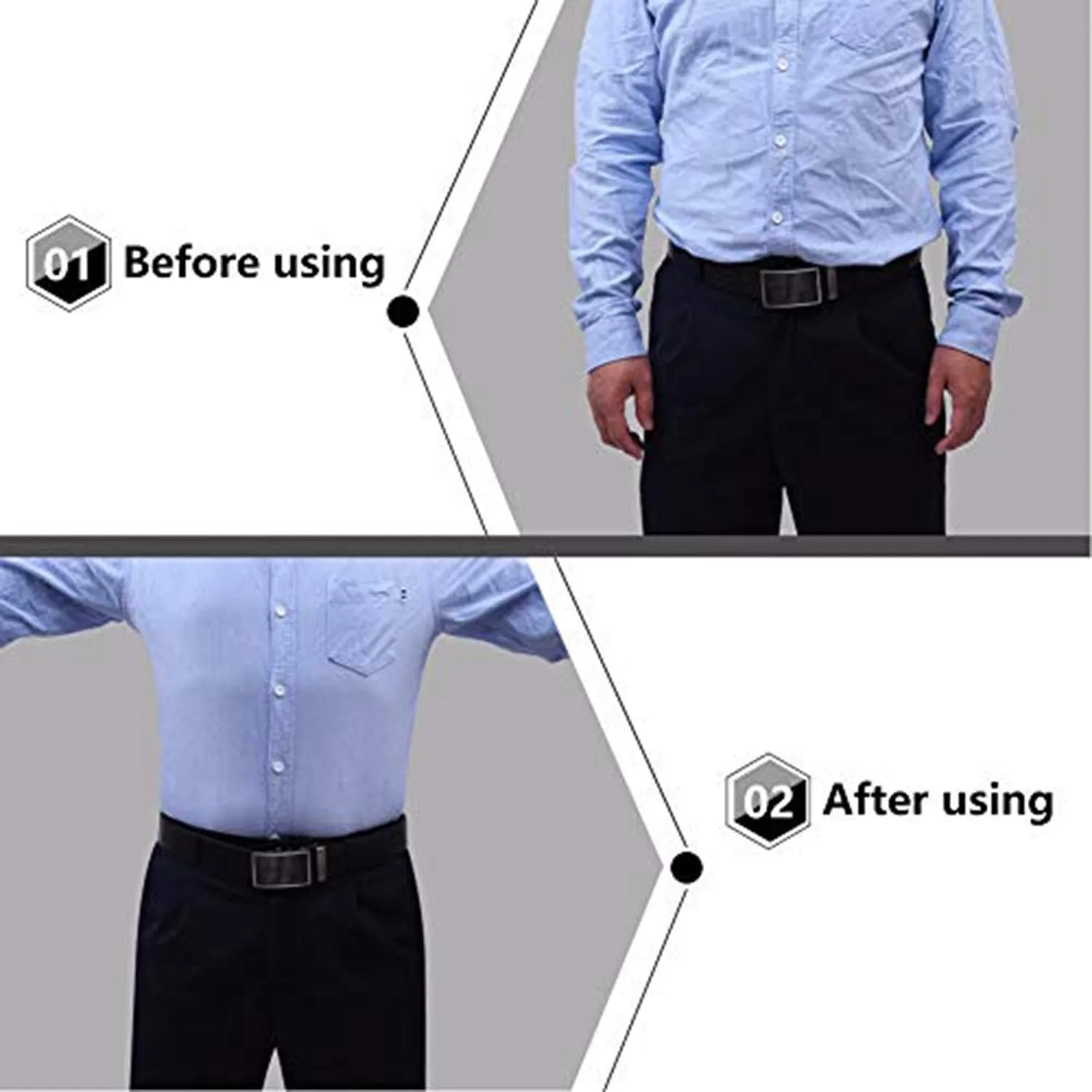 Mens Shirt Stays Military Adjustable Elastic Garter Straps Sock Non-slip Clamps