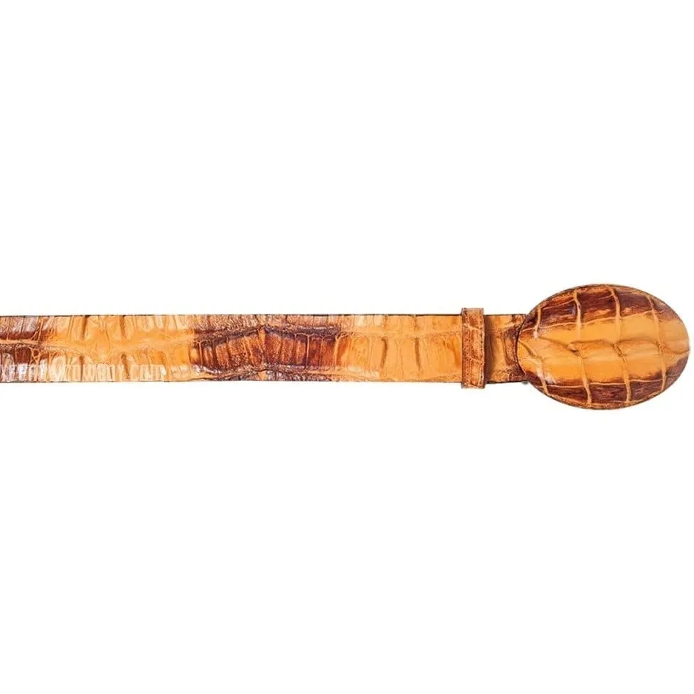 Men's Wild West Caiman Skin Cowboy Belt 2C110276