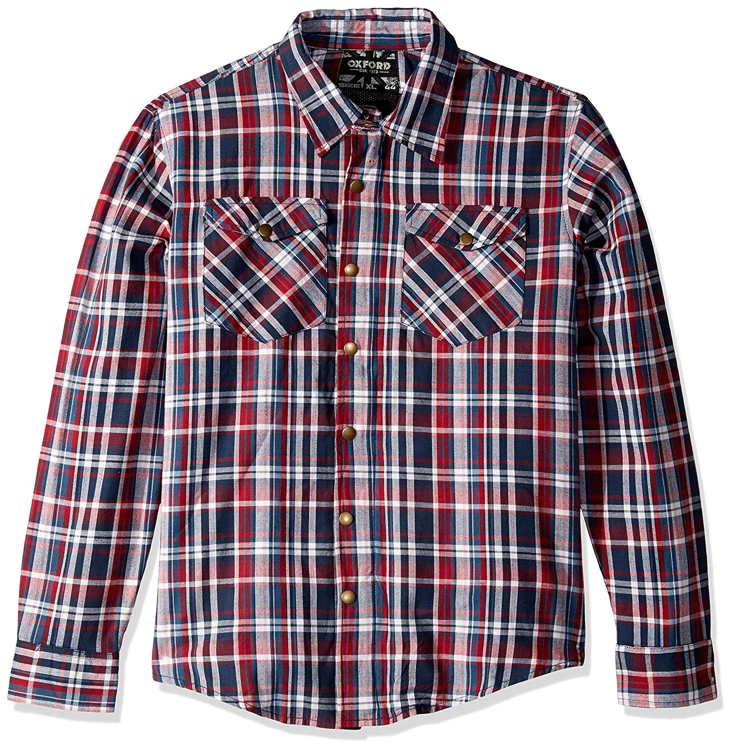 Oxford Kickback Shirt - Red, Blue