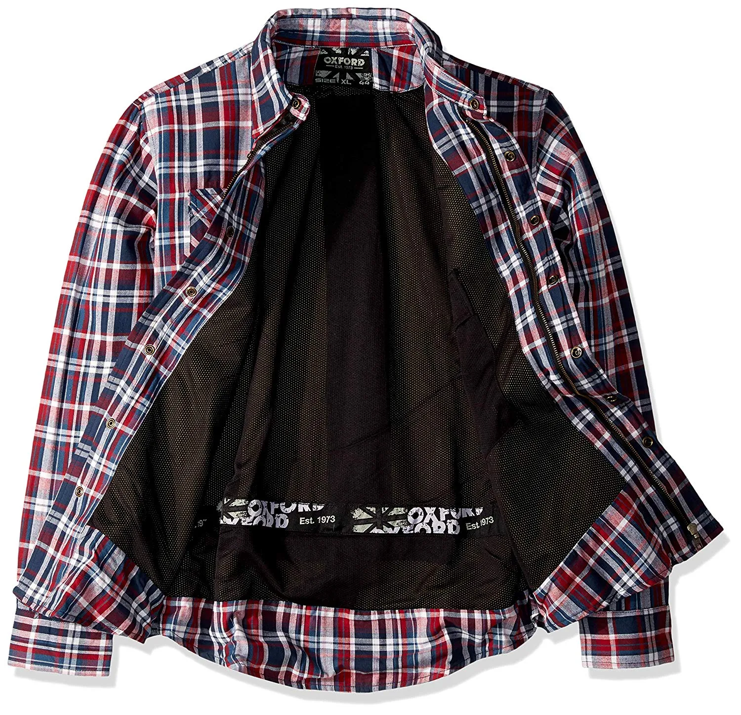 Oxford Kickback Shirt - Red, Blue