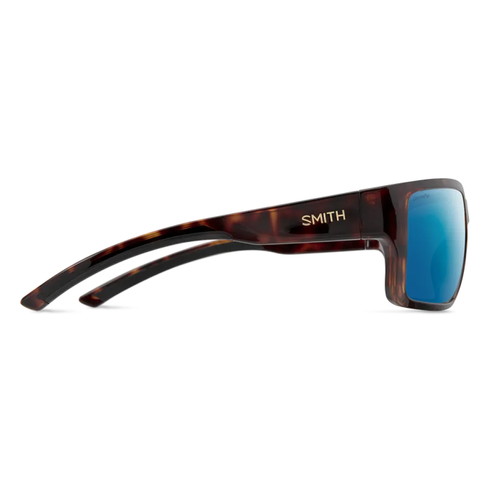 Smith Outback Tortoise Frame - ChromaPop Polarized Blue Mirror Lens - Polarized Lens