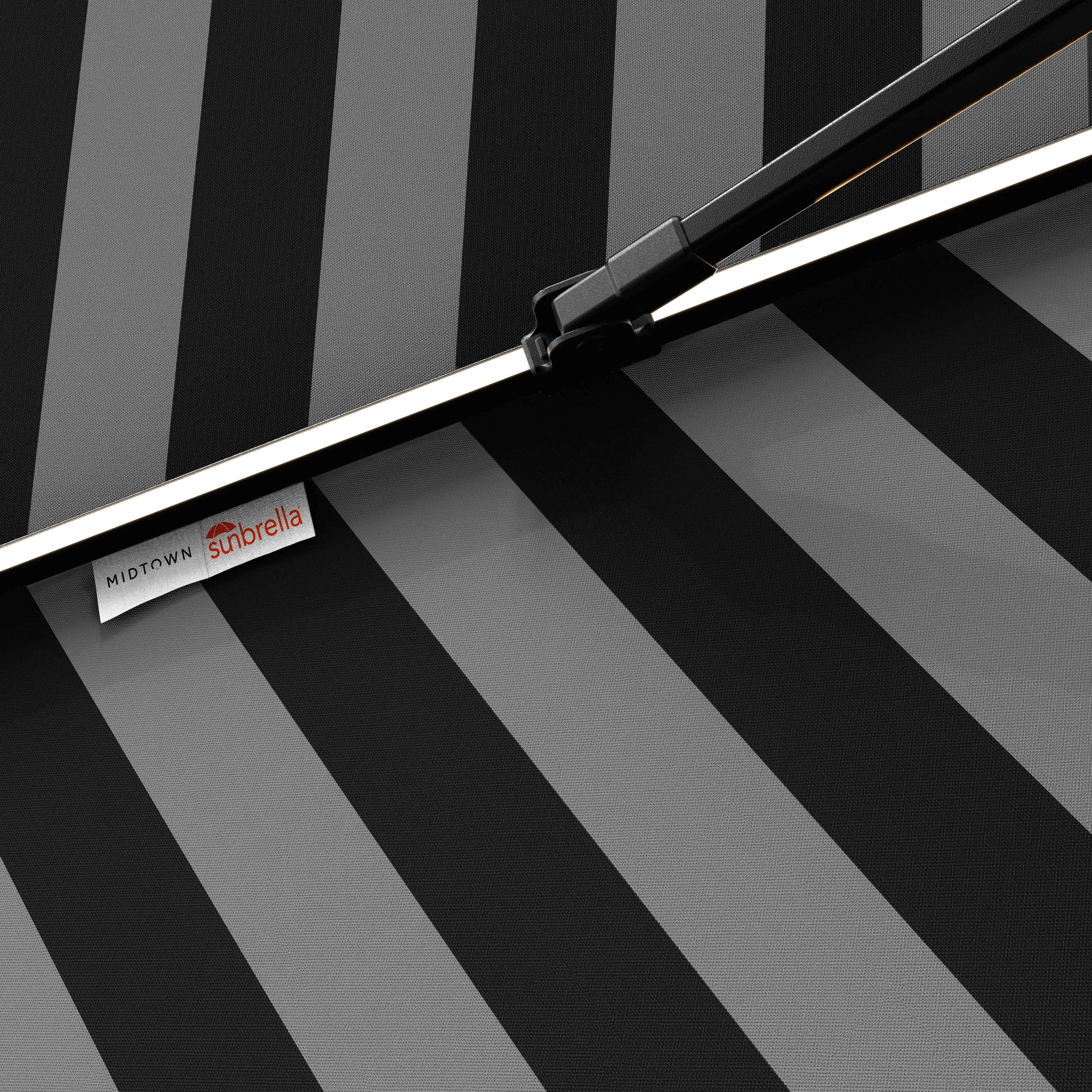 The LED Swilt™ - Sunbrella Black & Grey