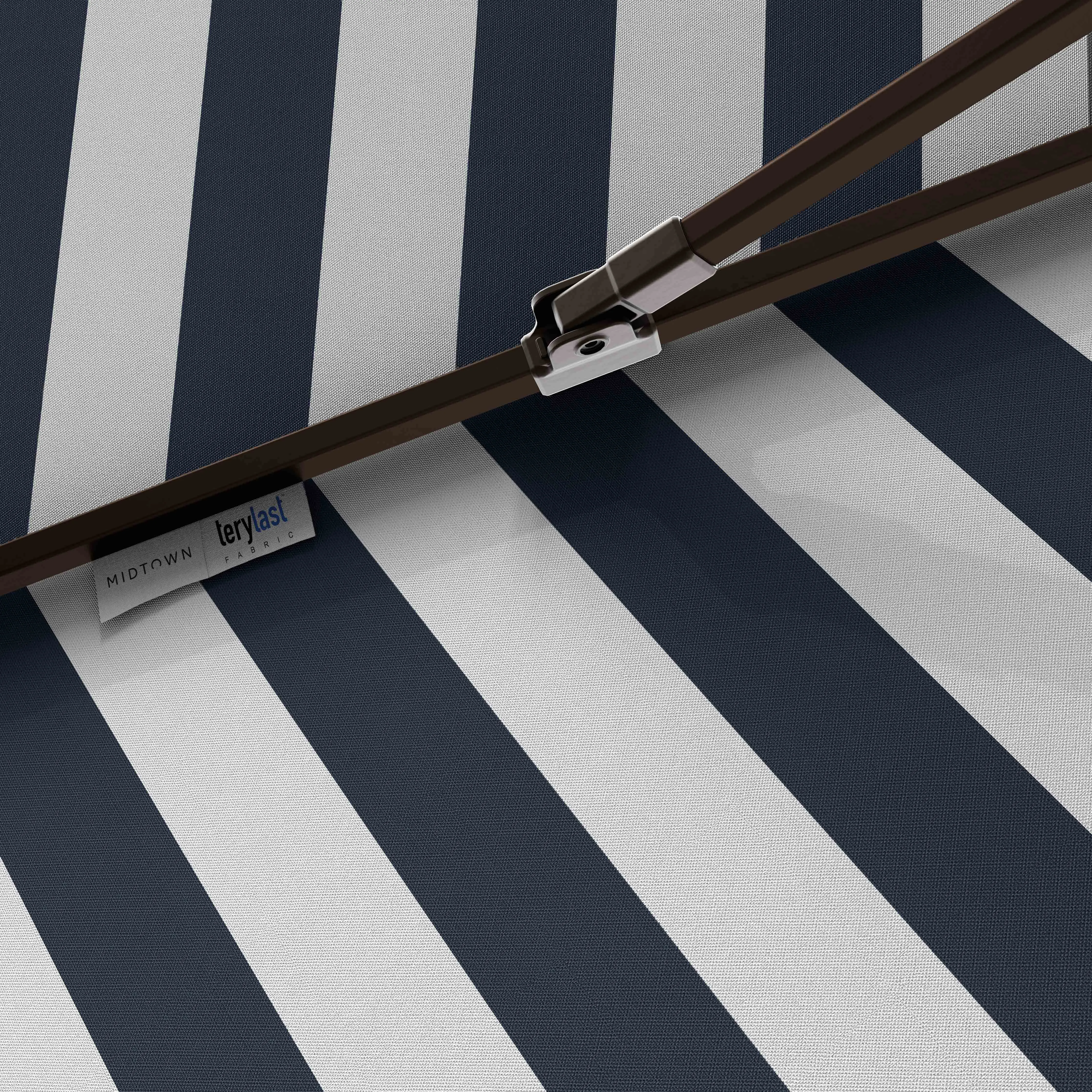 The Push and Pop™ - Terylast Navy Stripes