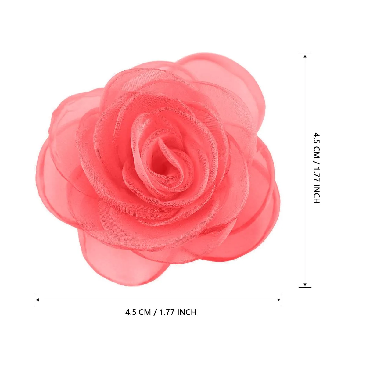 Women's Lovely Flower Brooches and Hair Clips | Rose and Floral Accessories | Hair Pins and Brooch Set for Women