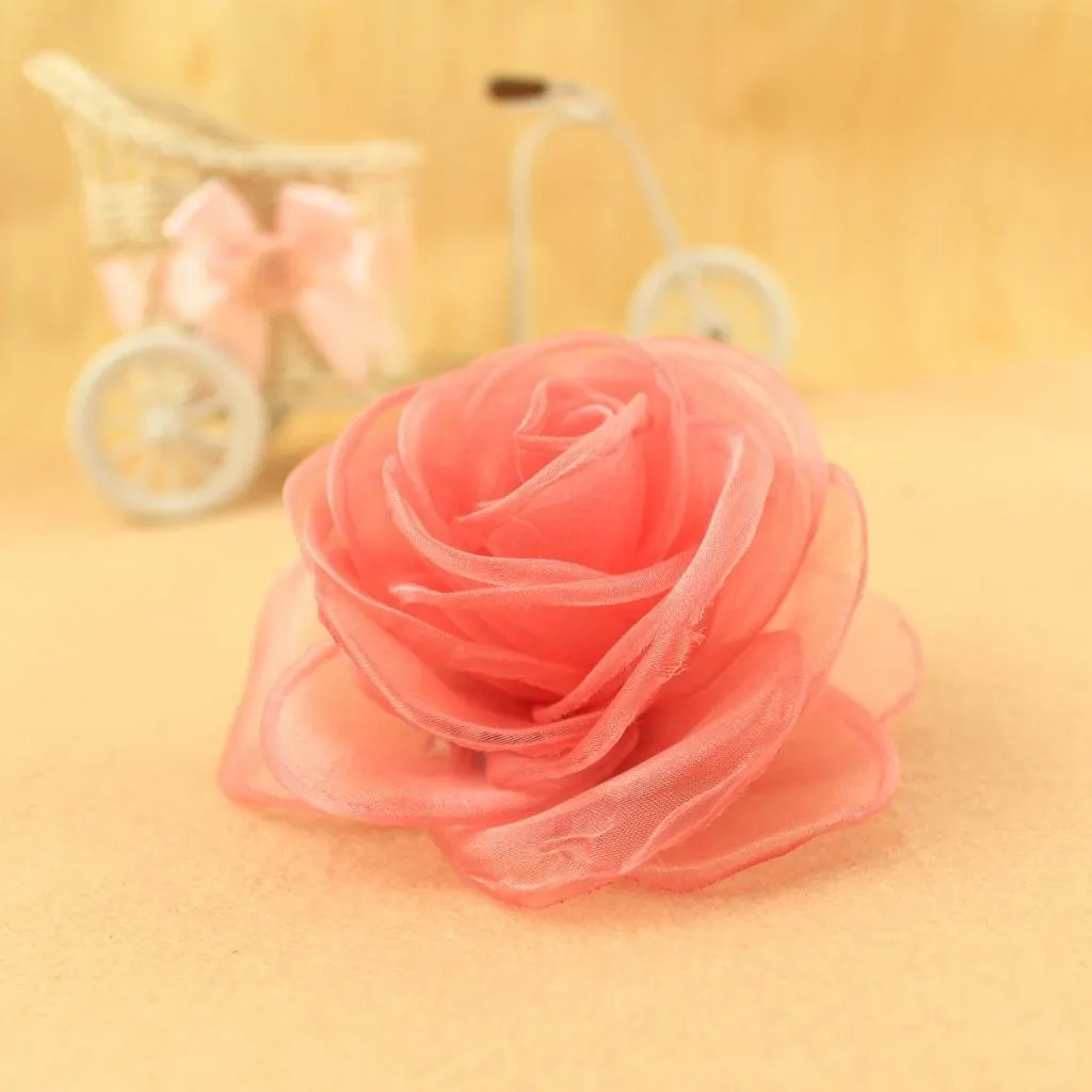 Women's Lovely Flower Brooches and Hair Clips | Rose and Floral Accessories | Hair Pins and Brooch Set for Women